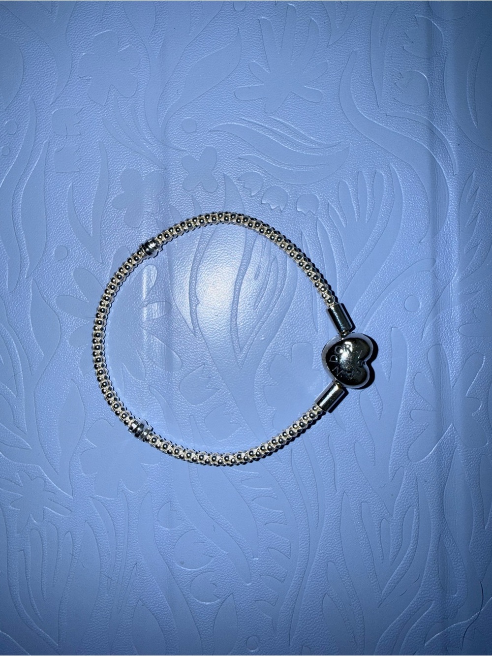 Pandora Heart Clasp Studded Chain - 7.5